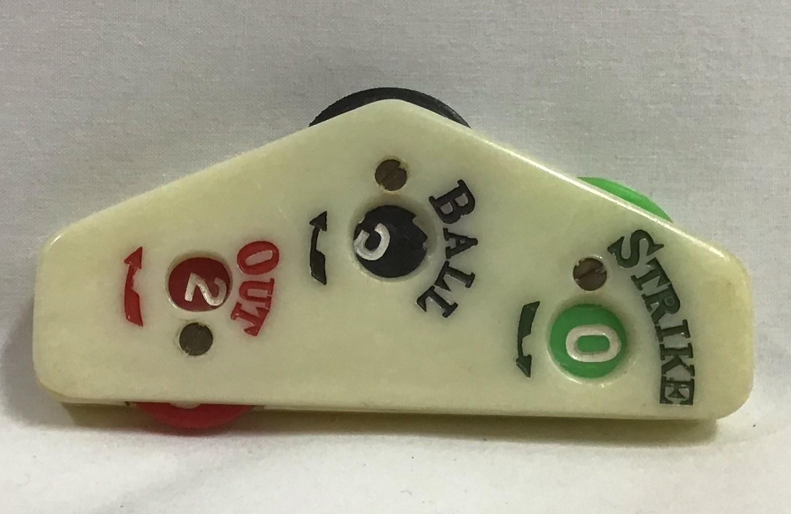 Two baseball umpire's 'strikes', 'balls', 'outs' counters Collections WA